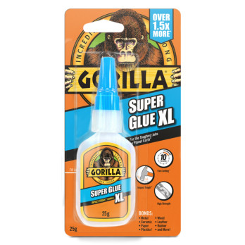 Gorilla Super Glue XL 25g - clear for household projects