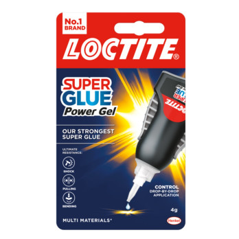 Loctite Control Gel 4g - toughened formula transparent shatterproof