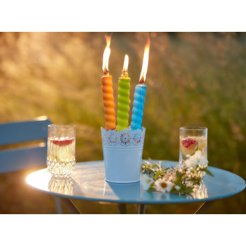 Zero In Table Top Citronella Flares Pack 3 Beach Party 90 minute burn time wind resistant