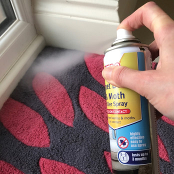 Zero In Carpet Beetle & Moth Killer 300ml Aerosol 12 months protection