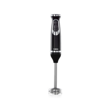 Tower Hand Blender 600w stainless steel 2 speeds dishwasher-safe blades