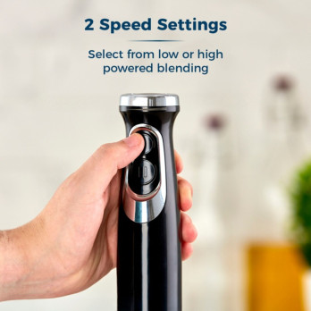 Tower Hand Blender 600w stainless steel 2 speeds dishwasher-safe blades