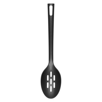 Chef Aid Black Slotted Spoon - Heat-resistant up to 210 Degrees