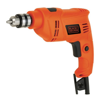 Black & Decker 450W corded electric hammer drill with chuck key