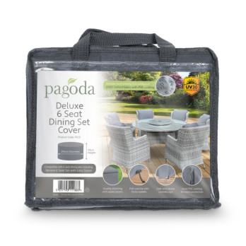 Pagoda Deluxe 6 Seat Dining Set Cover 292 x 93cm