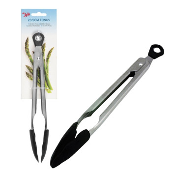 Tala Stainless Steel Tongs With Silicone Head 23cm