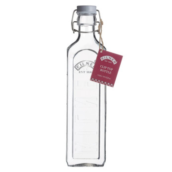 Kilner New Clip Top Bottle 1L - sodalime glass material