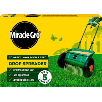 Miracle-Gro Drop Spreader - 45cm spreading width