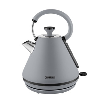 Tower Sera Grey Kettle 3kw 1.7L - 7 cups of tea or coffee