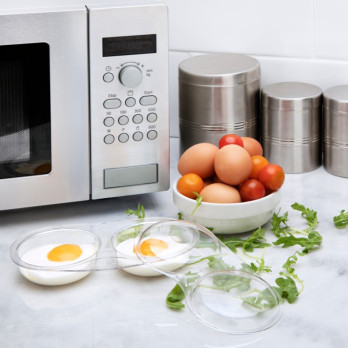 Easy Cook Egg Poacher - Microwave & dishwasher safe