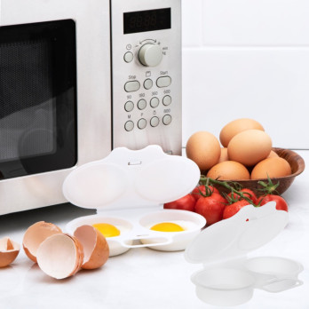 Microwave It Egg Poacher white - Microwave & Dishwasher Safe