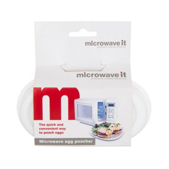 Microwave It Egg Poacher white - Microwave & Dishwasher Safe