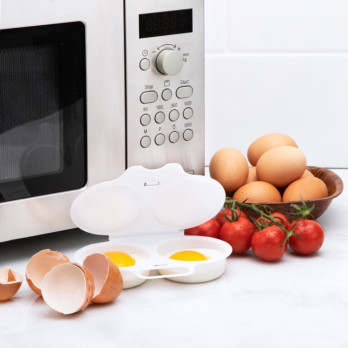 Microwave It Egg Poacher white - Microwave & Dishwasher Safe