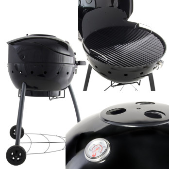 Char-Broil Kettleman BBQ - 360 degree air inlet - prevents flare-ups