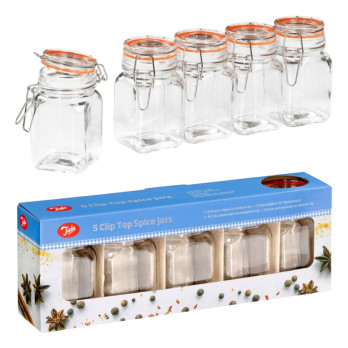 Tala Set Of 5 Spice Jars 250ml