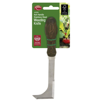 Ambassador Ash Handle Stainless Steel Weeding Knife