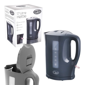 Quest 1.7L Jug Kettle Grey - Overheat protection