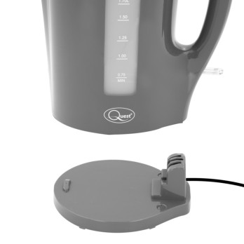 Quest 1.7L Jug Kettle Grey - Overheat protection