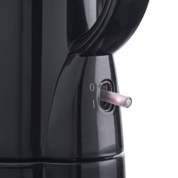 Quest 1L Jug Kettle Black - Cordless Overheat protection