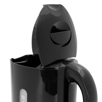 Quest 1L Jug Kettle Black - Cordless Overheat protection