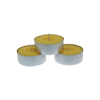 Price's Candles Citronella fragrance Maxi Tealights Pack 4 for outdoor burns for 10 hours