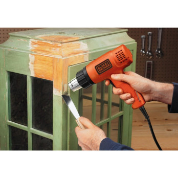 Black & Decker 1750W Heat Gun - Ideal for stripping paint varnishes & adhesives