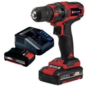 Einhell PXC 18v Drill Driver Kit 1.5ah - LED lighting Li-ion technology