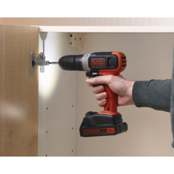 Black & Decker Cordless Drill Driver 18V - 10 torque settings