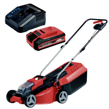 Einhell 18v Cordless Mower Kit 30cm - 3 levels large wheels