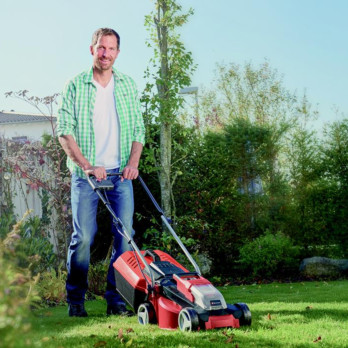 Einhell 18v Cordless Mower Kit 30cm - 3 levels large wheels