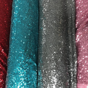 Sequin Fabric All over Sequins on Mesh Dance Theatre Sportswear Apparel 137CM