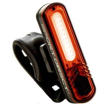 Sport Direct USB Cob Bicycle Rear Light 100 Lumens 800 meters visibility USB rechargeable 500mAh battery