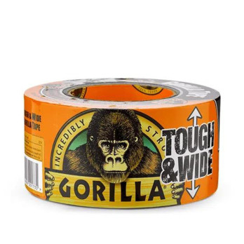 Gorilla Tape Silver 48mm x 11m Weather-Resistant shell Extra strong double-thick