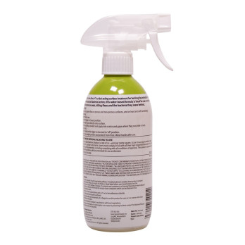 Zero In Home Flea Spray 500ml Water-based off-pet treatment for carpets furniture and rugs