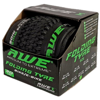 Awe MTB Folding Tyre for 27.5-inch wheels mountain biking lightweight and foldable