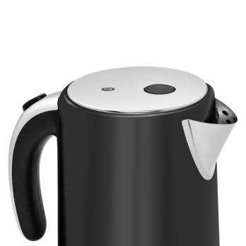 Morphy Richards Jug Kettle 3000w 1.7L Black Steel Boil Dry Protection Automatic Shut Off