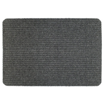 Groundsman Basic Ribbed Indoor Doormat 50 x 80cm superior floor protection