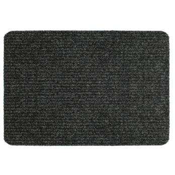 Groundsman Basic Ribbed Indoor Doormat 50 x 80cm superior floor protection