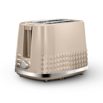 Tower Solitaire 2 Slice Toaster Lift Function Browning Control Diamond Effect Texture