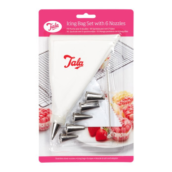 Tala Icing Bag Set stainless steel nozzles