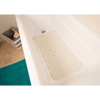 Croydex Rubagrip Bath Mat - White Large - 900 x 370mm