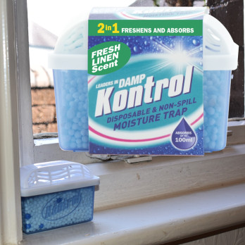 Kontrol Mini Moisture Dehumidifier Linen - 100ml capacity