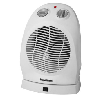 SupaWarm Deluxe Oscillating Fan Heater 2400w cable 1.5mtr