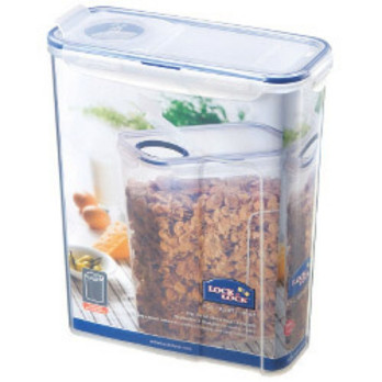 Lock & Lock Food Storage Container - Rectangular with Flip Top Lid 4.3L BPA-free plastic