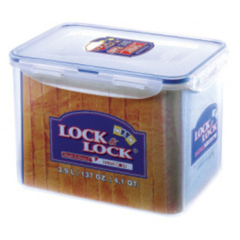 Lock & Lock Rectangular Container 3.4 Litre 4-side locking air and liquid tight