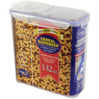 Lock & Lock Food Storage Container - Cereal Dispenser 3.9L Dishwasher freezer and microwave safe