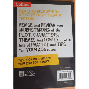 An Inspector Calls - AQA GCSE 9-1 English Literature Revision Guide, for 2024-2025 Exams (Collins SNAP REVISION)