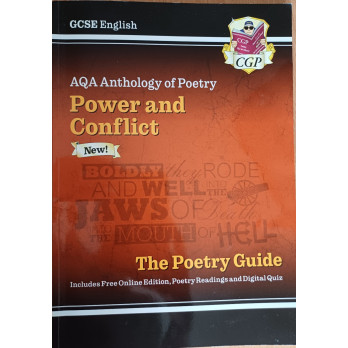 GCSE English AQA poetry Anthology  - Power & Conflict for 2024 and 2025 Exams