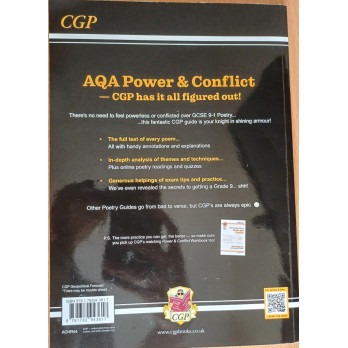 GCSE English AQA poetry Anthology  - Power & Conflict for 2024 and 2025 Exams