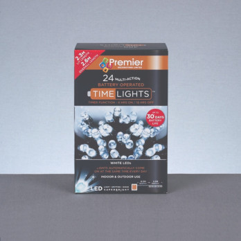 Premier Multi Action Battery Operated TIMELIGHTS 24 LED Multi-Action 6 Hours ON